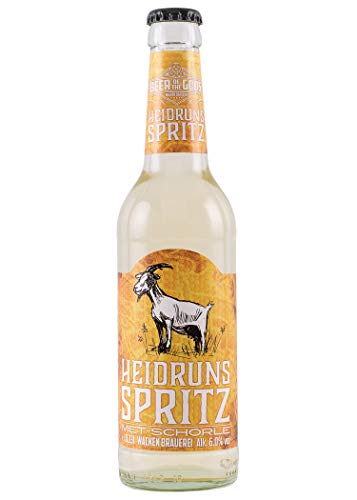 WACKEN BRAUEREI Metschorle 20 x 0,33 l Honigwein - Schorle | BEER OF THE GODS | HEIDRUNS SPRITZ| Viking Weinschorle Wein Honig Met | Wikinger Mittelalter LARP | Party Festival von Beer of the Gods - Since 2016 - Wacken Brauerei