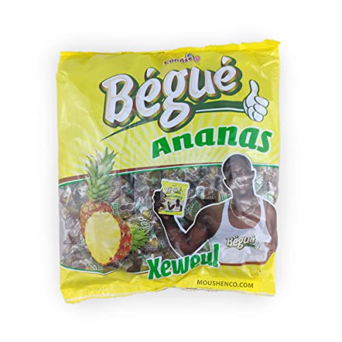 Bégué - Ananas - Ananas-Geschmack Hartbonbons - 100 Stück von Bégué