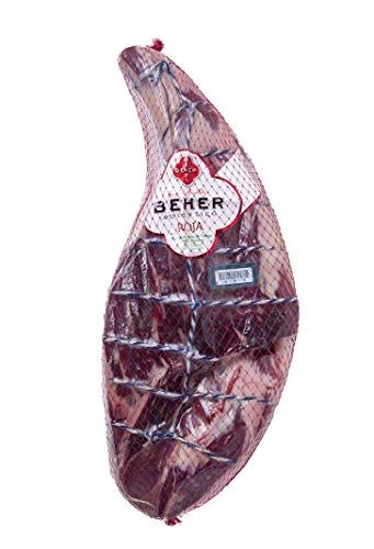 100 % Iberico Cebo de campo Schinken (Schinken ohne Knochen) Beher von 4 kg von Beher