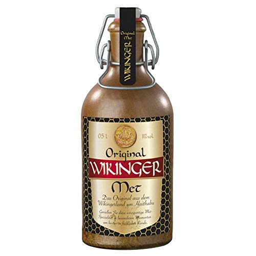 Wikinger Met Original Behn Honigwein 11,0% Vol. im Tonkrug (12 x 0,5l = 6l Met) von Behn