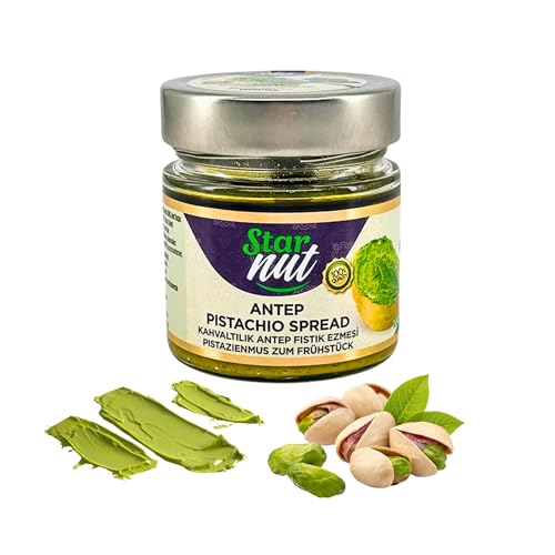 60% Pistazien, 40% Zucker – Sonst Nichts! | Natürliche Pistaziencreme | 200 g | Für die virale Dubai-Schokolade und alle Gerichte | Pistazienpaste | Pistazienmus (1 Stück Deluxe Pistaziencreme) 60% Pistazien, 40% Zucker – Sonst Nichts! | Natürliche Pistaziencreme | 200 g | Für die virale Dubai-Schokolade und alle Gerichte | Pistazienpaste | Pistazienmus (1 Stück Deluxe Pistaziencreme) von Beho