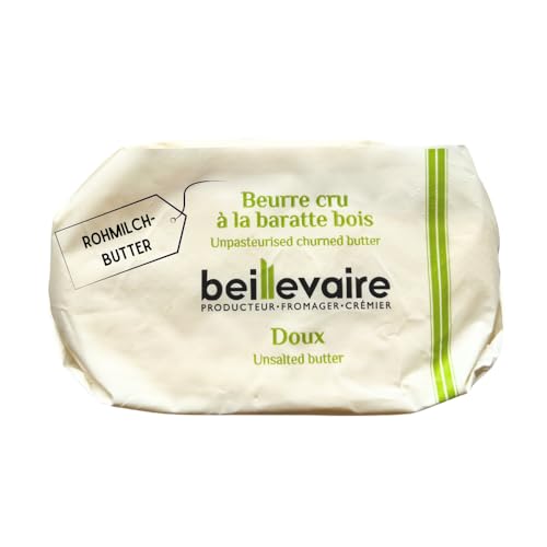 Beillevaire französische Butter aus Rohmilch - traditionell hergestellte Rohmilchbutter aus dem Holzfass, 125 Gramm Beillevaire französische Butter aus Rohmilch - traditionell hergestellte Rohmilchbutter aus dem Holzfass, 125 Gramm von Beillevaire