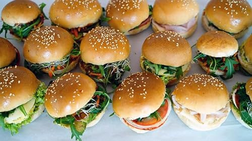 Sliders - Mini Burger Buns - 8er Pack von Bekarei