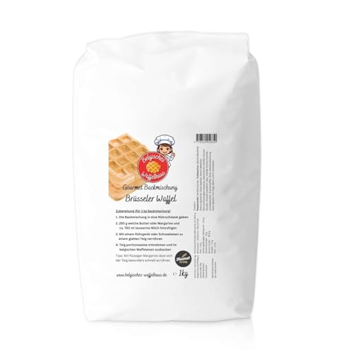 Gourmet Backmischung Brüsseler Waffel 1 kg Gourmet Backmischung Brüsseler Waffel 1 kg von Belgisches Waffelhaus