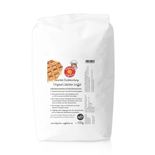 Gourmet Backmischung Original Lütticher Waffel 1 kg von Belgisches Waffelhaus