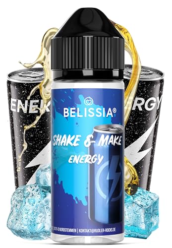 Belissia Shake and Make - Energy - Hochdosiertes Lebensmittel Aroma 10ml mit praktischer Schüttelflasche zum mischen. Für Lebensmittel, Kochen, Backen, Hobby, Raumerfrischung uvm. von Belissia