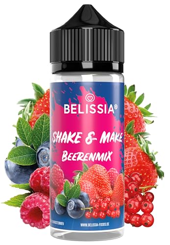 Belissia - Hochdosiertes Lebensmittel Aroma - Beerenmix - 10ml mit praktischer Schüttelflasche zum mischen. Zur Verwendung in Lebensmitteln, für Vernebler, Nebelmaschinen, Diffuser uvm. von Belissia