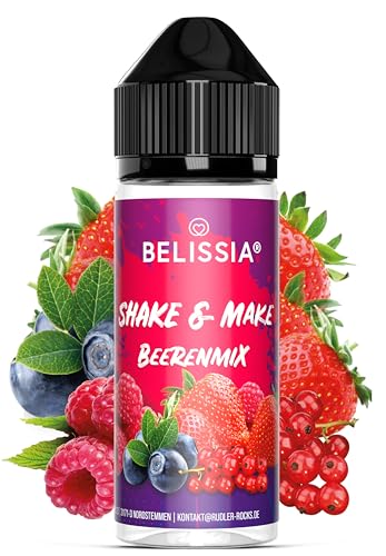 Belissia - Hochdosiertes Lebensmittel Aroma - Beerenmix - 10ml mit praktischer Schüttelflasche zum mischen. Zur Verwendung in Lebensmitteln, für Vernebler, Nebelmaschinen, Diffuser uvm. von Belissia