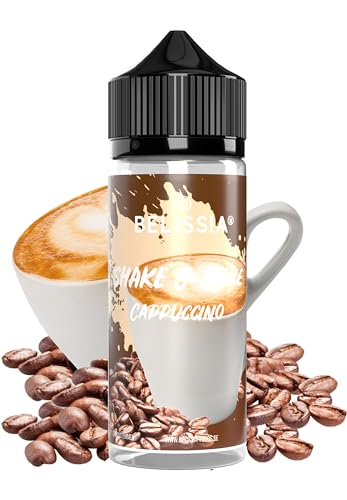 Belissia Hochdosiertes Lebensmittel Aroma - Cappuccino - 10ml mit praktischer Schüttelflasche zum mischen. Zur Verwendung in Lebensmitteln, für Vernebler, Nebelmaschinen, Diffuser uvm. von Belissia