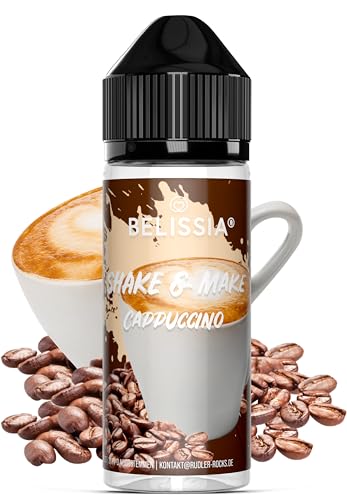 Belissia Hochdosiertes Lebensmittel Aroma - Cappuccino - 10ml mit praktischer Schüttelflasche zum mischen. Für Lebensmittel, Kochen, Backen, Hobby, Raumerfrischung uvm. von Belissia