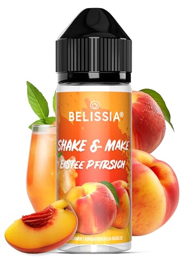 Belissia Lebensmittelaroma - Eistee-Pfrisich - Hochdosiertes Lebensmittel Aroma 10ml. Für Lebensmittel, Kochen, Backen, Hobby, Raumerfrischung uvm. von Belissia