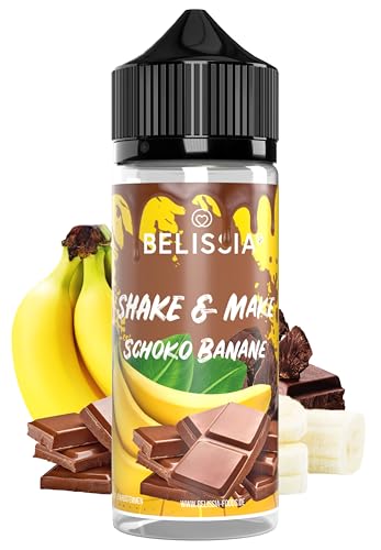 Belissia - Hochdosiertes Lebensmittel Aroma - Schoko Banane - 10ml mit praktischer Schüttelflasche zum mischen. Zur Verwendung in Lebensmitteln, für Vernebler, Nebelmaschinen, uvm. von Belissia