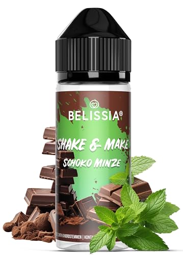 Belissia Shake and Make - Schokolade - Hochdosiertes Lebensmittel Aroma10ml mit praktischer Schüttelflasche zum mischen. Für Lebensmittel, Kochen, Backen, Hobby, Raumerfrischung uvm. von Belissia