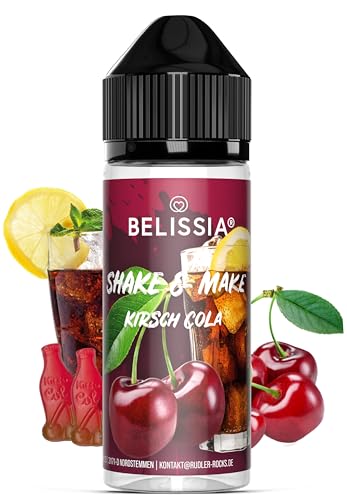 Belissia Lebensmittelaroma - Kirsch-Cola - Hochdosiertes Lebensmittel Aroma 10ml. Für Lebensmittel, Kochen, Backen, Hobby, Raumerfrischung uvm. von Belissia