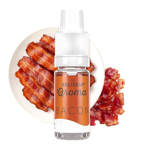 Belissia Lebensmittelaroma - Bacon - Hochdosiertes Lebensmittel Aroma 10ml. Zur Verwendung in Lebensmitteln & Getränken für Vernebler, Nebelmaschinen, Diffuser uvm. Belissia Lebensmittelaroma - Bacon - Hochdosiertes Lebensmittel Aroma 10ml. Zur Verwendung in Lebensmitteln & Getränken für Vernebler, Nebelmaschinen, Diffuser uvm. von Belissia