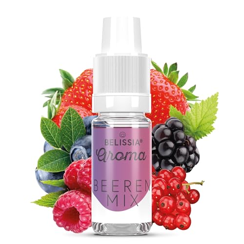 Belissia Lebensmittelaroma - Beerenmix - Hochdosiertes Lebensmittel Aroma 10ml. Zur Verwendung in Lebensmitteln & Getränken für Vernebler, Nebelmaschinen, Diffuser uvm. Beerenmix von Belissia