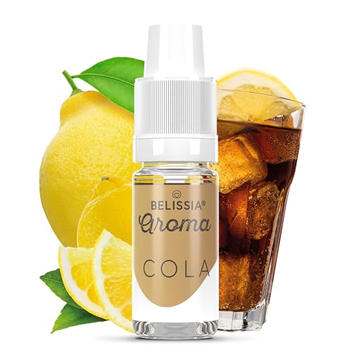 Belissia Lebensmittelaroma - Cola - Hochdosiertes Lebensmittel Aroma 10ml. Zur Verwendung in Lebensmitteln & Getränken für Vernebler, Nebelmaschinen, Diffuser uvm. von Belissia