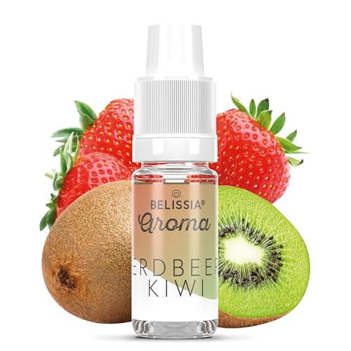 Belissia Lebensmittelaroma - Erdbeer-Kiwi - Hochdosiertes Lebensmittel Aroma 10ml. Zur Verwendung in Lebensmitteln & Getränken für Vernebler, Nebelmaschinen, Diffuser uvm. von Belissia