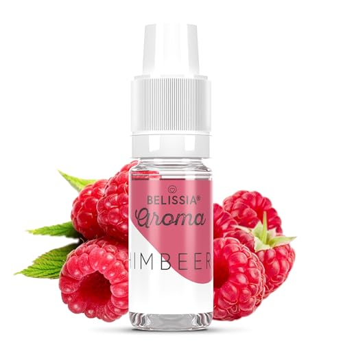 Belissia Lebensmittelaroma - Hochdosiertes Lebensmittel Aroma 10ml. Zur Verwendung in Lebensmitteln & Getränken für Vernebler, Nebelmaschinen, Diffuser uvm. Himbeer von Belissia