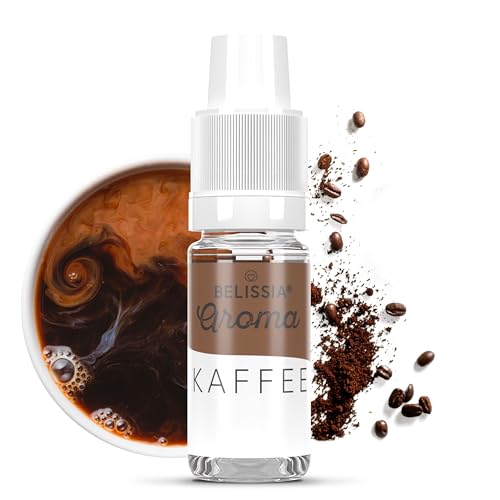 Belissia Lebensmittelaroma - Kaffee - Hochdosiertes Lebensmittel Aroma 10ml. Zur Verwendung in Lebensmitteln & Getränken für Vernebler, Nebelmaschinen, Diffuser uvm. von Belissia