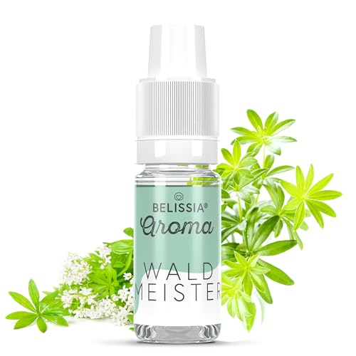 Belissia Lebensmittelaroma - Waldmeister - Hochdosiertes Lebensmittel Aroma 10ml. Zur Verwendung in Lebensmitteln & Getränken für Vernebler, Nebelmaschinen, Diffuser uvm. von Belissia