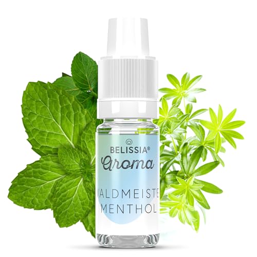 Belissia Lebensmittelaroma - Waldmeister-Menthol - Hochdosiertes Lebensmittel Aroma 10ml. Zur Verwendung in Lebensmitteln & Getränken für Vernebler, Nebelmaschinen, Diffuser uvm. von Belissia