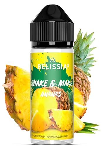 Belissia Shake and Make - Ananas - Hochdosiertes Lebensmittel Aroma 10ml mit praktischer Schüttelflasche zum mischen. Für Lebensmittel, Kochen, Backen, Hobby, Raumerfrischung uvm. Belissia Shake and Make - Ananas - Hochdosiertes Lebensmittel Aroma 10ml mit praktischer Schüttelflasche zum mischen. Für Lebensmittel, Kochen, Backen, Hobby, Raumerfrischung uvm. von Belissia