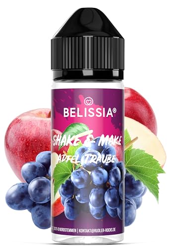 Belissia Lebensmittelaroma - Apfel-Traube - Hochdosiertes Lebensmittel Aroma 10ml. Für Lebensmittel, Kochen, Backen, Hobby, Raumerfrischung uvm. von Belissia