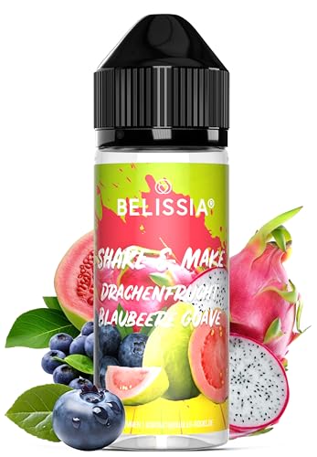 Belissia Shake and Make - Drachenfrucht Guave Blaubeer - Hochdosiertes Lebensmittel Aroma 10ml mit praktischer Schüttelflasche zum mischen. Für Lebensmittel, Kochen, Backen, Hobby, Raumerfrischung uvm von Belissia