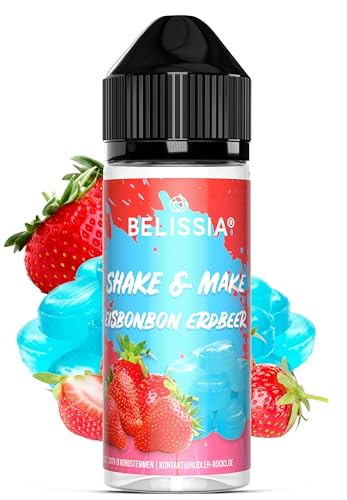 Belissia Lebensmittelaroma - Eisbonbon-Erdbeer - Hochdosiertes Lebensmittel Aroma 10ml. Für Lebensmittel, Kochen, Backen, Hobby, Raumerfrischung uvm. von Belissia