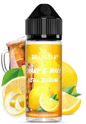 Belissia Lebensmittelaroma - Eistee-Zitrone - Hochdosiertes Lebensmittel Aroma 10ml. Für Lebensmittel, Kochen, Backen, Hobby, Raumerfrischung uvm. von Belissia