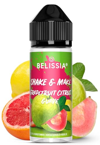 Belissia Shake and Make - Grapefruit Zitrus Guave - Hochdosiertes Lebensmittel Aroma 10ml mit praktischer Schüttelflasche zum mischen. Für Lebensmittel, Kochen, Backen, Hobby, Raumerfrischung uvm. von Belissia