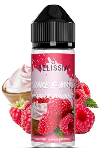 Belissia Lebensmittelaroma - Himbeer-Joghurt - Hochdosiertes Lebensmittel Aroma 10ml. Für Lebensmittel, Kochen, Backen, Hobby, Raumerfrischung uvm. von Belissia