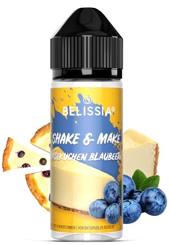 Belissia Lebensmittelaroma - Käsekuchen-Blaubeer - Hochdosiertes Lebensmittel Aroma 10ml. Für Lebensmittel, Kochen, Backen, Hobby, Raumerfrischung uvm. von Belissia