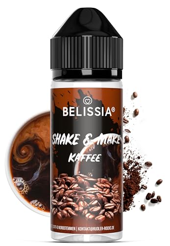 Belissia Shake and Make - Kaffee - Hochdosiertes Lebensmittel Aroma10ml mit praktischer Schüttelflasche zum mischen. Für Lebensmittel, Kochen, Backen, Hobby, Raumerfrischung uvm. von Belissia