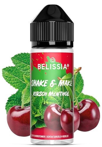 Belissia Lebensmittelaroma - Kirsch-Menthol - Hochdosiertes Lebensmittel Aroma 10ml. Für Lebensmittel, Kochen, Backen, Hobby, Raumerfrischung uvm. von Belissia