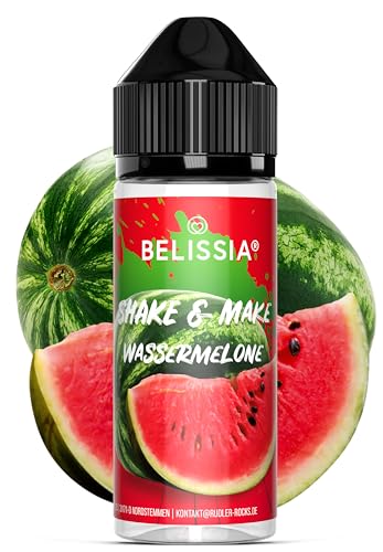 Belissia Shake and Make - Wassermelone Hochdosiertes Lebensmittel Aroma10 ml mit praktischer Schüttelflasche zum mischen. Für Lebensmittel, Kochen, Backen, Hobby, Raumerfrischung uvm. von Belissia