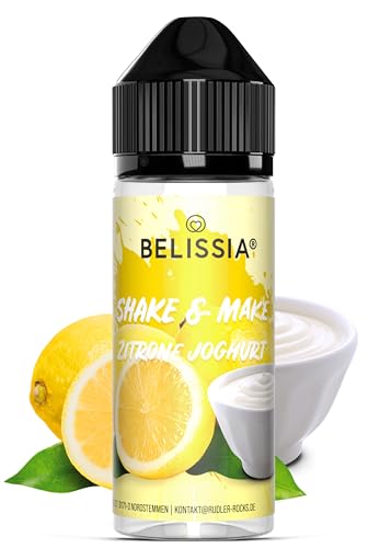 Belissia - Zitrone-Joghurt - Hochdosiertes Lebensmittel Aroma 10ml mit praktischer Schüttelflasche zum mischen. Für Lebensmittel, Kochen, Backen, Hobby, Raumerfrischung uvm. von Belissia