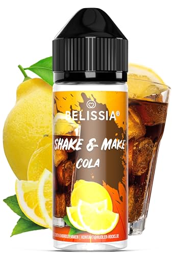 Belissia Shake and Make - Cola - Hochdosiertes Lebensmittel Aroma 10ml mit praktischer Schüttelflasche zum mischen. Für Lebensmittel, Kochen, Backen, Hobby, Raumerfrischung uvm. von Belissia