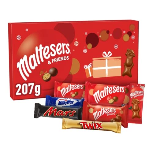 Maltesers & Friends Schokoladen-Auswahlbox Weihnachten | Auswahlboxen | Pralinen Weihnachten Geschenke | Schokoladen-Auswahlboxen | Pralinenschachteln | 207 g Maltesers & Friends Schokoladen-Auswahlbox Weihnachten | Auswahlboxen | Pralinen Weihnachten Geschenke | Schokoladen-Auswahlboxen | Pralinenschachteln | 207 g von Bella & Co.