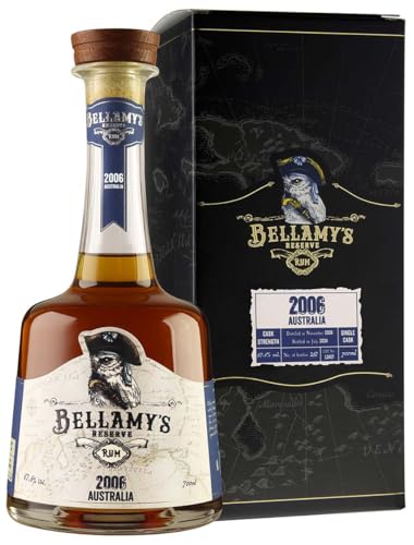 Bellamy's Reserve Rum 2006 Australia | Single Cask Rum in Fassstärke | 17 Jahre gereift | 1 x 700ml Bellamy's Reserve Rum 2006 Australia | Single Cask Rum in Fassstärke | 17 Jahre gereift | 1 x 700ml von Bellamy’s Rum