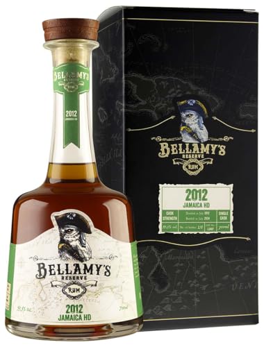 Bellamy's Reserve Rum 2012 Jamaica HD | Single Cask Rum in Fassstärke | 12 Jahre gereift | 1 x 700ml Bellamy's Reserve Rum 2012 Jamaica HD | Single Cask Rum in Fassstärke | 12 Jahre gereift | 1 x 700ml von Bellamy’s Rum