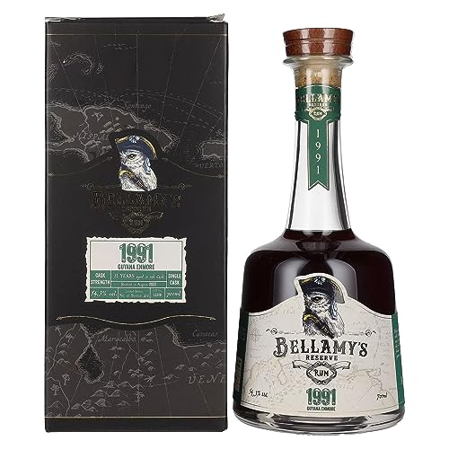 Bellamy's Reserve Rum Guyana Enmore 1991 54,3% Vol. 0,7l in Geschenkbox von Bellamy’s Rum