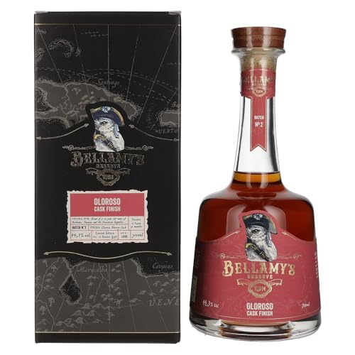 Bellamy's Reserve Rum OLOROSO CASK FINISH 44,3% Vol. 0,7l in Geschenkbox von Bellamy's Reserve Rum