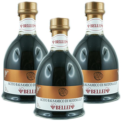 3x Bellei Aceto Balsamico di Modena IGP 'Bronze', 250 ml von Bellei Luigi E Figli s.r.l.