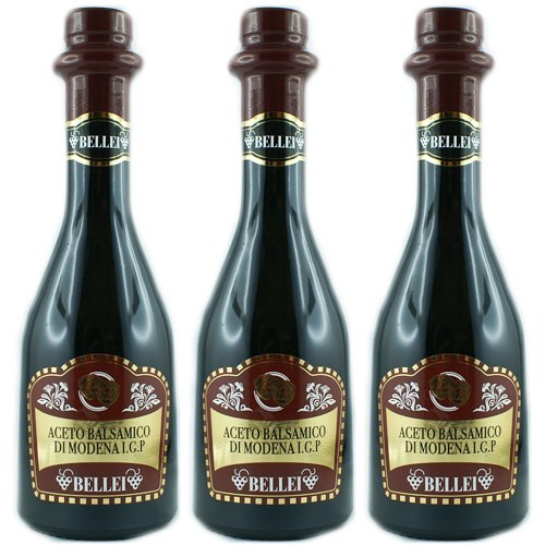 3x Bellei Aceto Balsamico di Modena IGP 'Linnea Bordeaux', 250 ml von Bellei Luigi E Figli s.r.l.