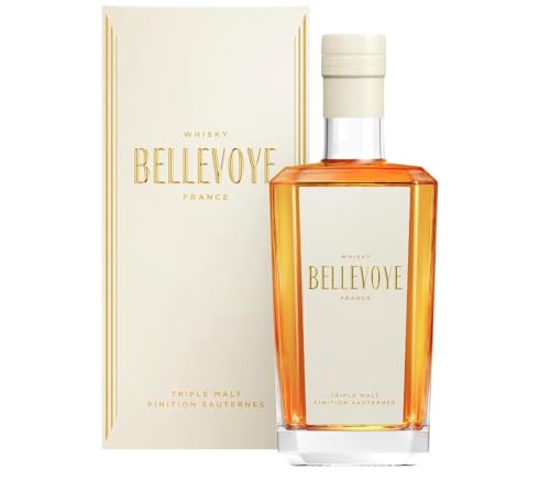 BELLEVOYE - Whisky Triple Malt - Französischer Whisky Bellevoye Blanc - Goldmedaille Concours Agricole de Paris 2022 - 40 % Alkohol - Herkunft: 100 % Frankreich - 70 cl von Bellevoye