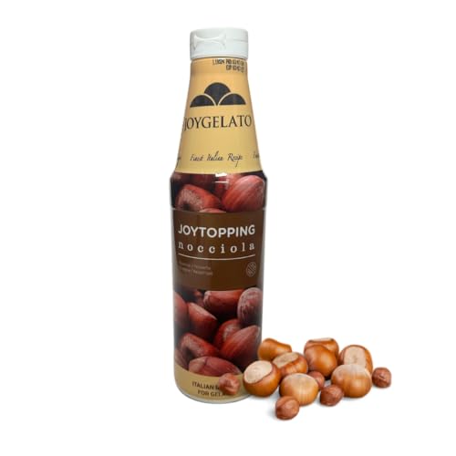 JOYTOPPING Haselnuss Topping | 900g | Made in Italy | perfekt garnieren mit dem Squeezer | Ideal zum verfeinern ihres Eis, Waffeln und andere Leckerein JOYTOPPING Haselnuss Topping | 900g | Made in Italy | perfekt garnieren mit dem Squeezer | Ideal zum verfeinern ihres Eis, Waffeln und andere Leckerein von Bellmond Eq
