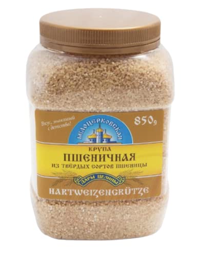 Belozerkowskaja Hartweizengruetze | Wheat groats | Garnierung Haferbrei gesunde Ernährung | Sportnahrung | 850g von Belozerkowskaja