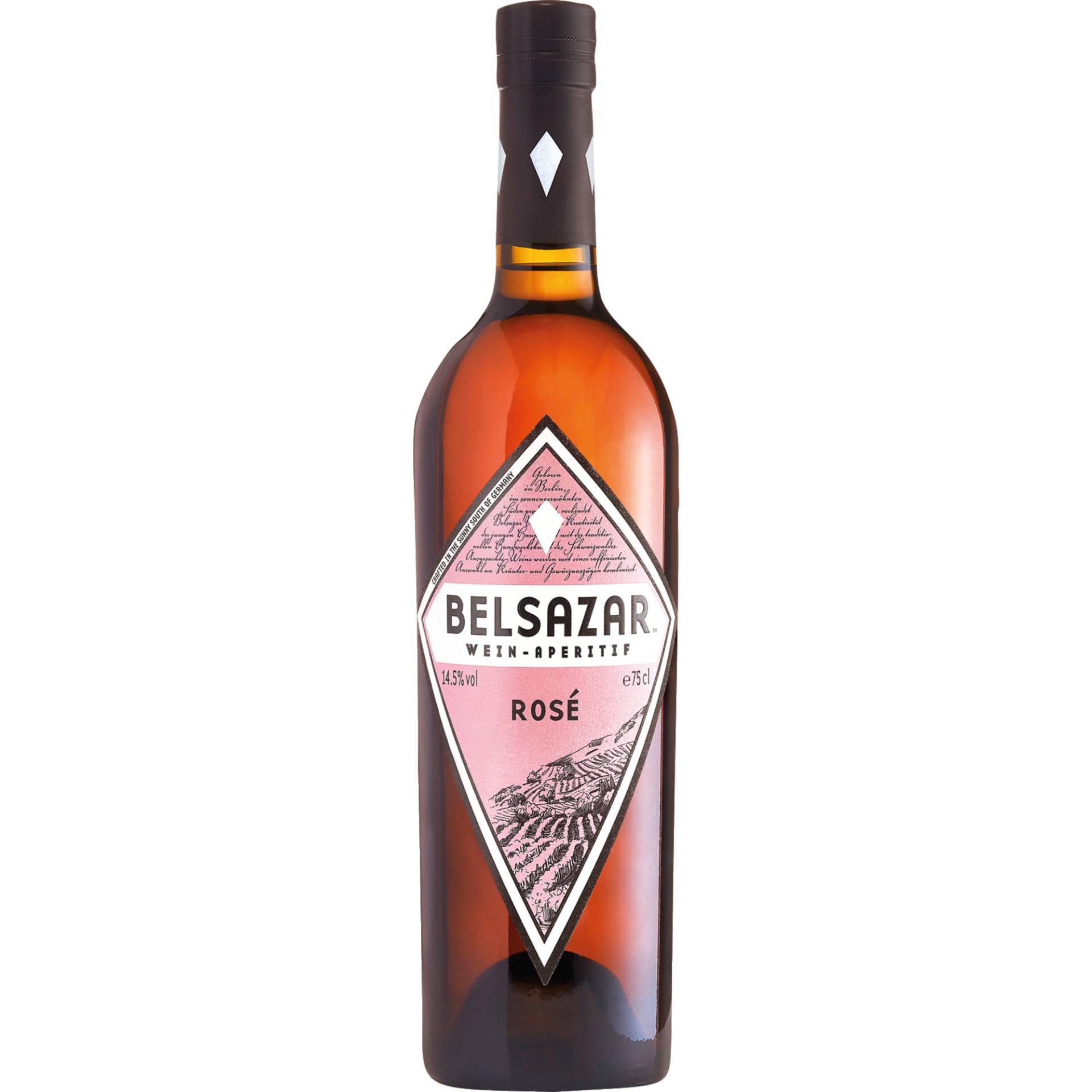 Belsazar Rosé, Wein-Aperitif, 14,5 % Vol., Roséwein Belsazar Rosé, Wein-Aperitif, 14,5 % Vol., Roséwein von Belsazar GmbH, Reeperbahn 1, D - 20359 Hamburg